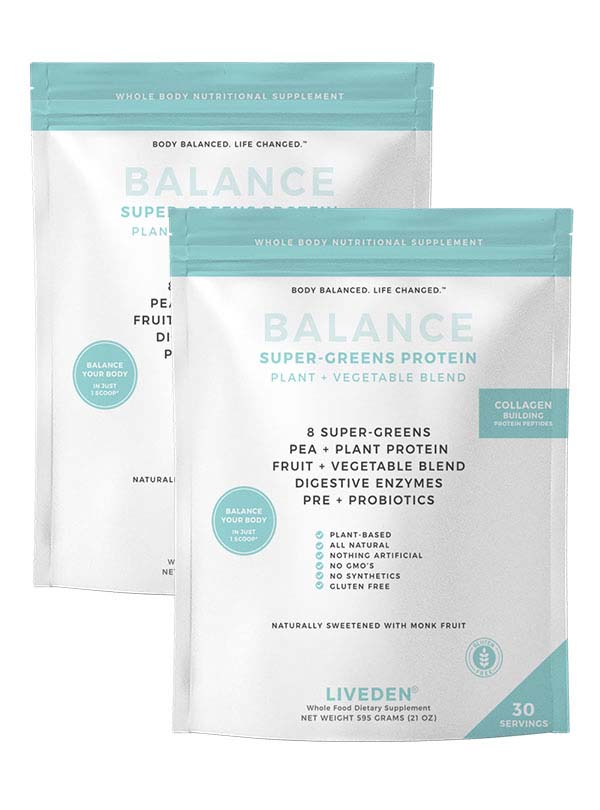 LIVEDEN BALANCE SUPERGREENS PROTEIN 2-PACK TEST